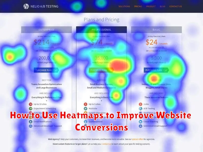 How to Use Heatmaps to Improve Website Conversions
