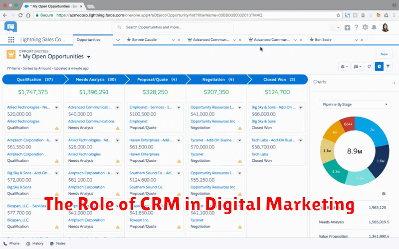 The Role of CRM in Digital Marketing