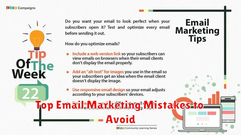 Top Email Marketing Mistakes to Avoid